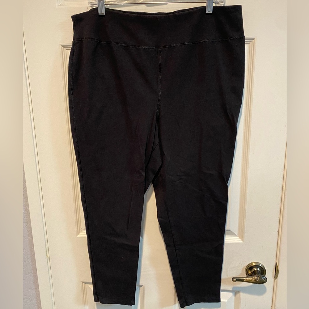 Black Athletic Leggings by Hanes